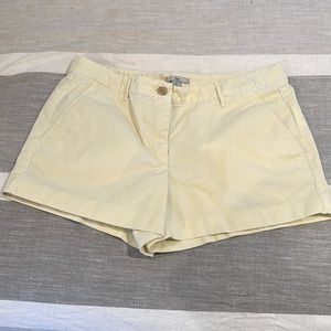 Pale yellow shorts by Gap